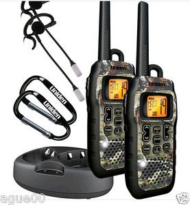    Floating 50 Mile FRS GMRS 2 VOX Headsets 2 Carabiners GMR5099 2CKHS