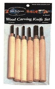 Richeson Wood Carving Tool Set of 6 Knives