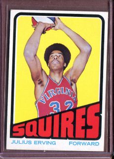 search our store pesamember 1972 topps 195 julius erving rc ex 