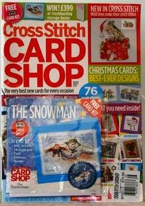 Cross Stitch Card Shop Magazine Christmas Cards Free Card Kit $11 Oct 