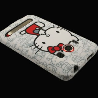 Case Car Screen Protector for HTC EVO 4G F Hello Kitty Cover Skin 