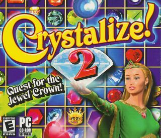 Crystalize 2 Quest for The Jewel Crown Puzzle Game New