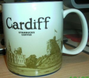 Starbucks Cardiff Wales 16oZ 2012 UK City Mug
