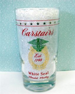 Carstairs White Seal Blended Whiskey Glass