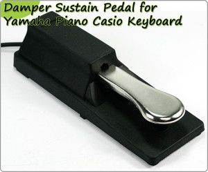 Pro Yamaha Piano Type Casio Keyboard Damper Sustain Pedal E003