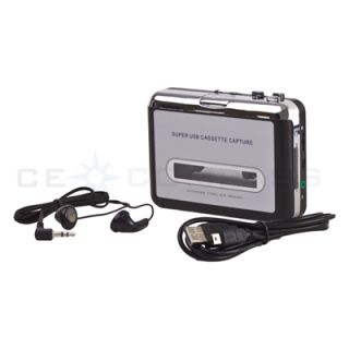 Portable Tape to PC Super USB Cassette to  Converter Capture