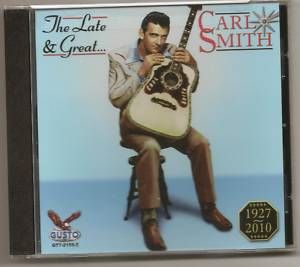 Carl Smith CD The Late Great New SEALED