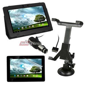 items Leather Case Car Mount Car Charger For Asus TransFormer Pad 