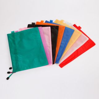   A4 Waterproof Breathable Paper Zipper Closure Bag File Folder