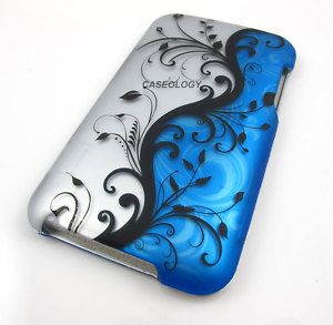 Blue Vines Case Cover iPod Touch 2nd 3rd Gen Accessory