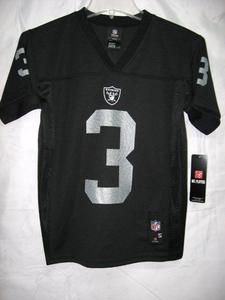 Carson Palmer Oakland Raiders Black 2012 13 NFL Youth Jersey Large 14 