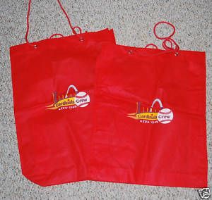 MLB St Louis Cardinals Crew Club Red Logo Shopping Bag