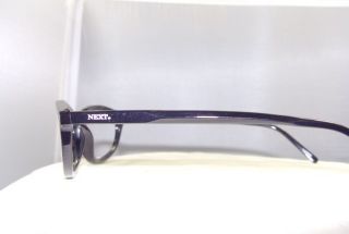 New Next 883 Solid Black Cat Oval Eyeglass Frame