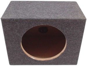 CAR STEREO SINGLE 12 INCH SUB BOX REAR FIRE SUBWOOFER SEALED SPEAKER 