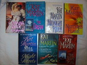 Lot of 7 Historical Romances by Kat Martin