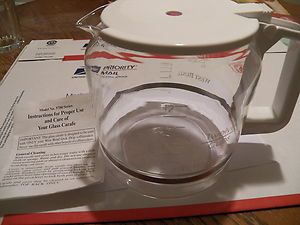 Replacement Carafe For West Bend Quik Drip Coffee Maker Glass