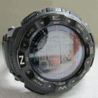 us casio atomic tough solar protrek prw2500 1a watch used