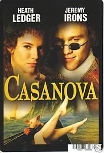 Casanova Promo Heath Ledger Jeremy Irons