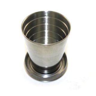 75ml Stainless Steel Travel Portable Folding Collapsible Cup
