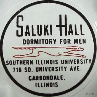   Southern Illinois University Advertising Ashtray Carbondale Old