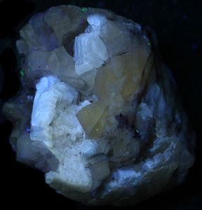Witherite Fluorescent Mineral from Cave in Rock Illinois