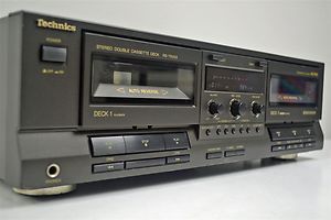 Technics Stereo Cassette Deck Dual Tape Player Recorder RS TR333