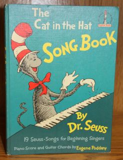 Dr. Seuss THE CAT IN THE HAT SONGBOOK 1967 TRUE 1st ED Suess