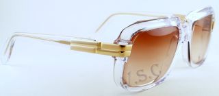Cazal 607 Sunglass Sunglasses Authentic Clear Brown New