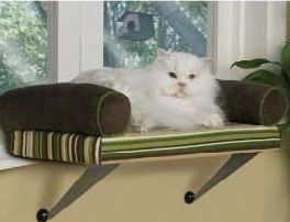   Cat Furniture Lazy Pet Window Chaise Lounger Bed Washable Kitty Perch