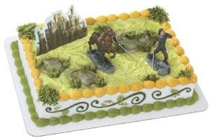   Narnia Prince Caspian Battle Cry Castle Birthday Cake Topper Toys