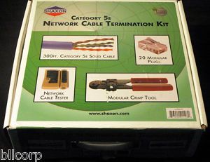 Shaxon Cat 5e Network Cable Termination Kit UL525 Kit