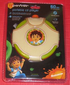 Npower Canteen Style Kids Portable CD Player Diego NIP