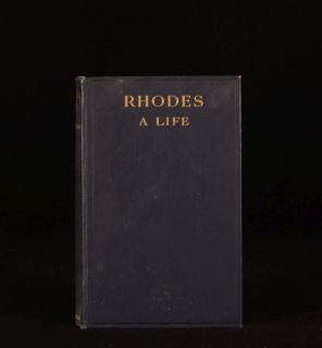 1928 Rhodes A Life J G McDonald Biography Cecil Rhodes