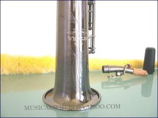 Unique Brushed Finish Soprano Saxophone Sax New