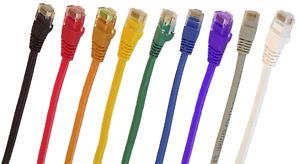 Foot Cat 5 Cat5e Cable Patch Cord Ethernet LAN Choice