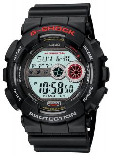 Casio GD100 1A Mens G Shock World Timer Digital Dive Watch
