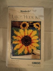 Latch Hook Kit from Caron Sunflower