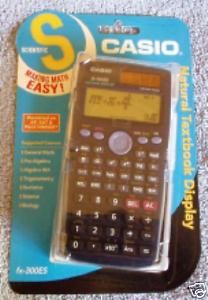 New Casio Calculator Natural Textbook Display FX 300ES 840356766164 