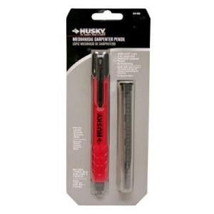   the husky mechanical carpenter pencil requires no sharpening and