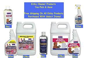 Kirby Pet Carpet Shampoo Deodorizer Spot Stain Remover Dry Foam Bright 