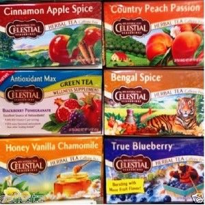 Celestial Seasonings Herbal Tea Bags 28 Flavor Choices