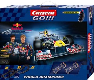 Carrera Go World Champions Red Bull Racing Slot Car Racing Track 62278 