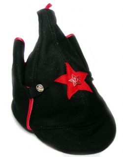 Budionovka USSR Red Star Hat Cap Helmet Black Size L 58