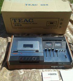   355 Stereo Cassette Deck DOLBY System AS IS in original box NEEDS BELT