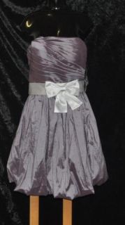 Oleg Cassini Womens Strapless Dress Lilac Purple Size 10