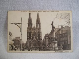 vintage european postcards napoli and france