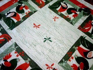 the centerfield features dragonflies all over lovely cloth in mint