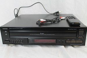 TEAC PD D2610 5 CD Carousel Changer with  CD Playback 13835
