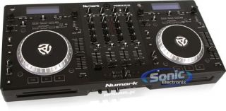 Numark MixDeck Complete DJ System w/ CD//USB Decks,Turntable, Mixer 