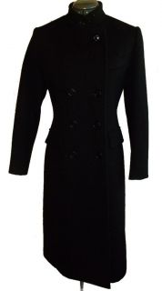 Vintage 60s 70s Black Mod Wool Cedarhurst for  Coat s 